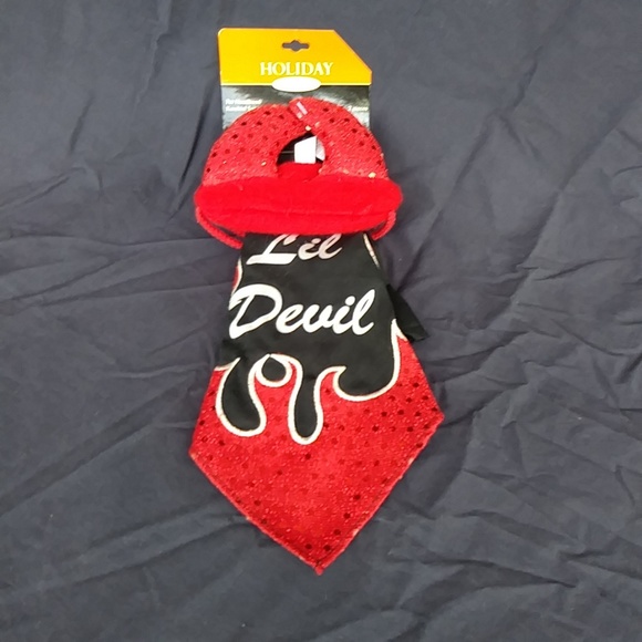 HALLOWEEN DEVIL DOG COSTUME NWT - Picture 1 of 2